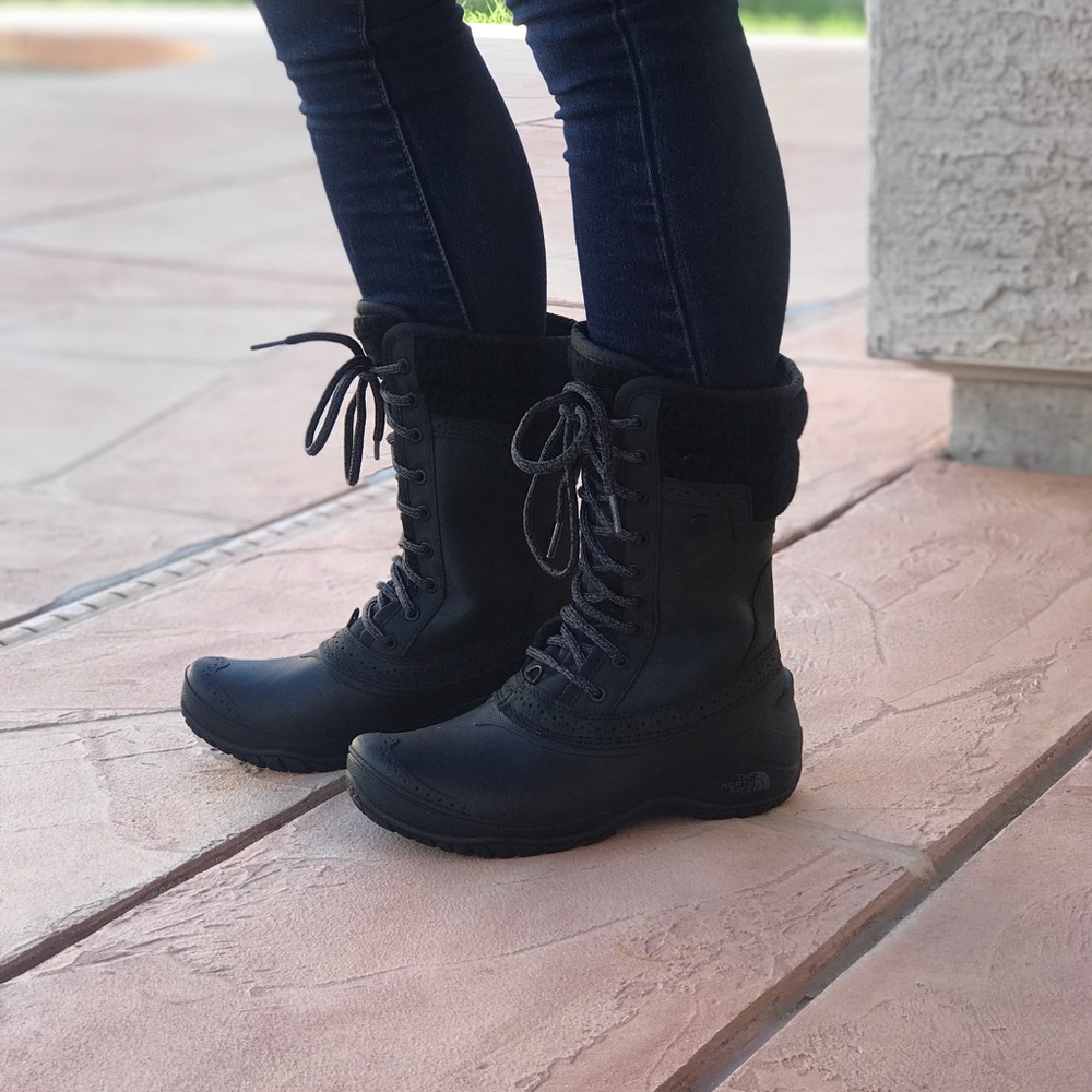 The North Face Women's Shellista II Mid Boot, BLK - Picture 2 of 8
